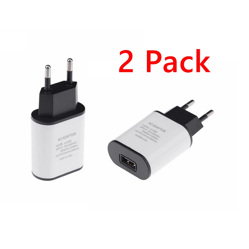 Charger Base, USB Brick,2Pack High Speed Charging Blocks USB Outlet Plug Charger Base Box Plug for iPhone,LG,Sony,Samsung
