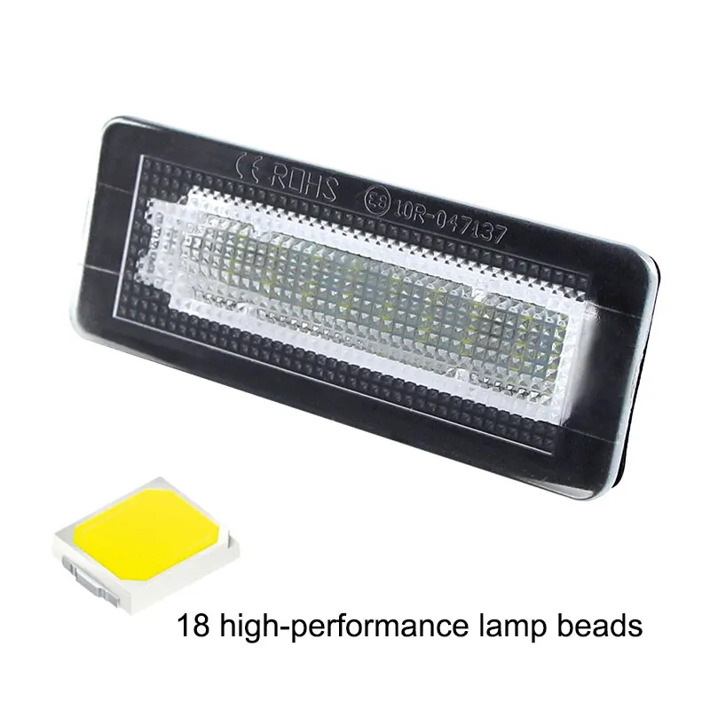 Apmatauto 2 шт. 18SMD светодиодный светильник для номерного знака без ошибок для Benz Smart Fortwo Coupe 450 451 W450 W453