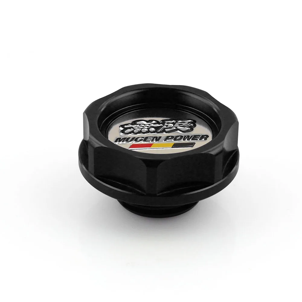 Black RASTP- алюминиевые детали Mugen power Oil cap масляный топливный фильтр гоночный бак двигателя крышка крышки для HONDA RS-cap 003 - Цвет: Black