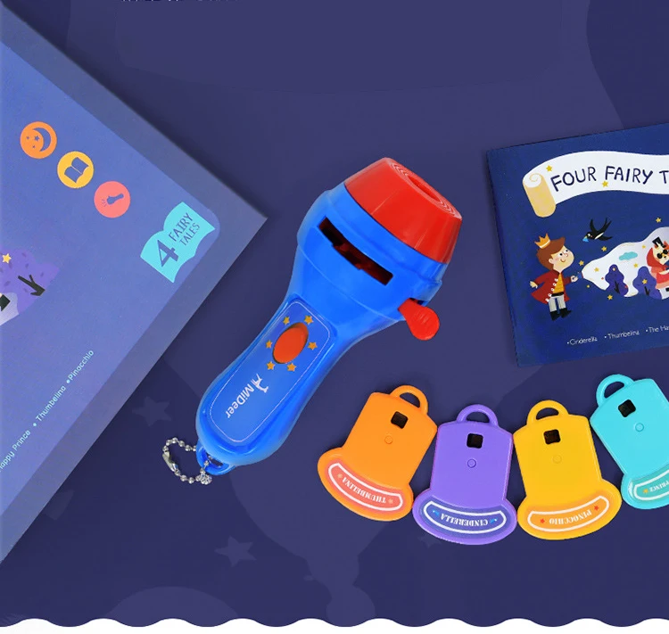 

Animation flash Projector Torch Educational Light-up Toys Childre's tales Develop Play Sleeping Stories Perform Set Child Gift