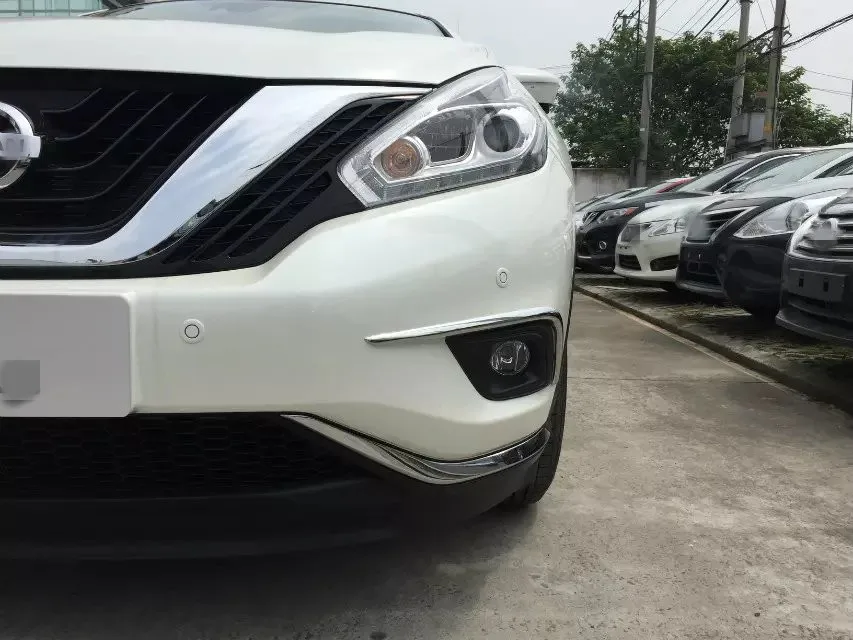 Для Nissan Murano 2015 2 шт. ABS Chrome передние фары Противотуманные век бровей Планки