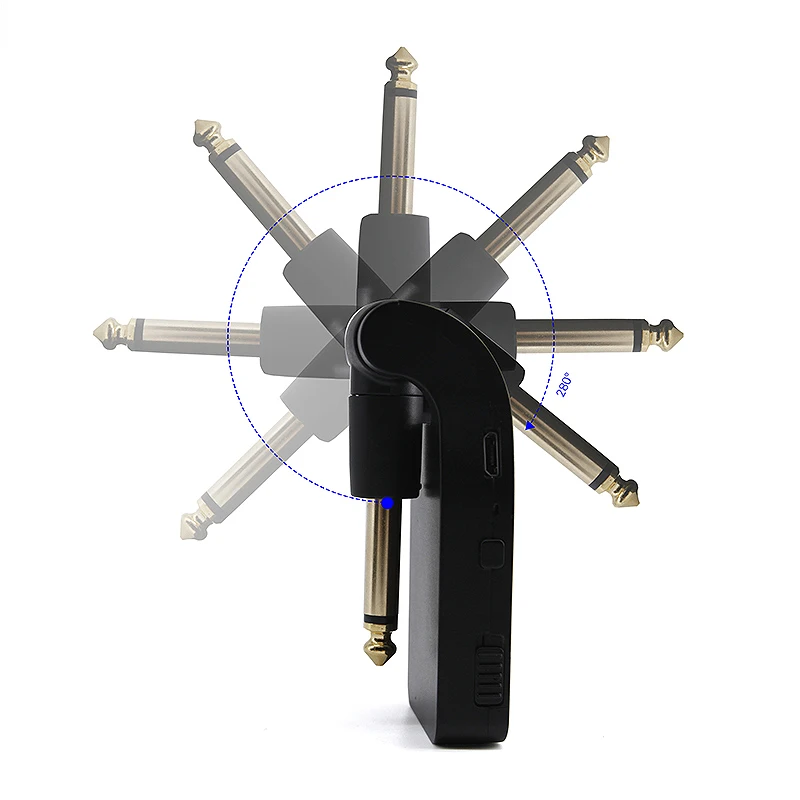 KOKKO FW1D 2 4 Ghz гитарная Беспроводная система подключения 280 градусов Roating Head 24Bit/48KHZ