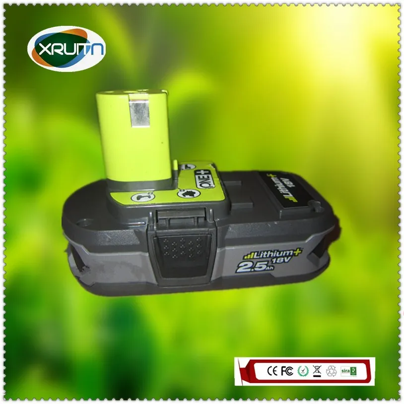 Бесплатная доставка оригинальный используется для Ryobi 18 в 2500 а/130429057 мАч литиевая