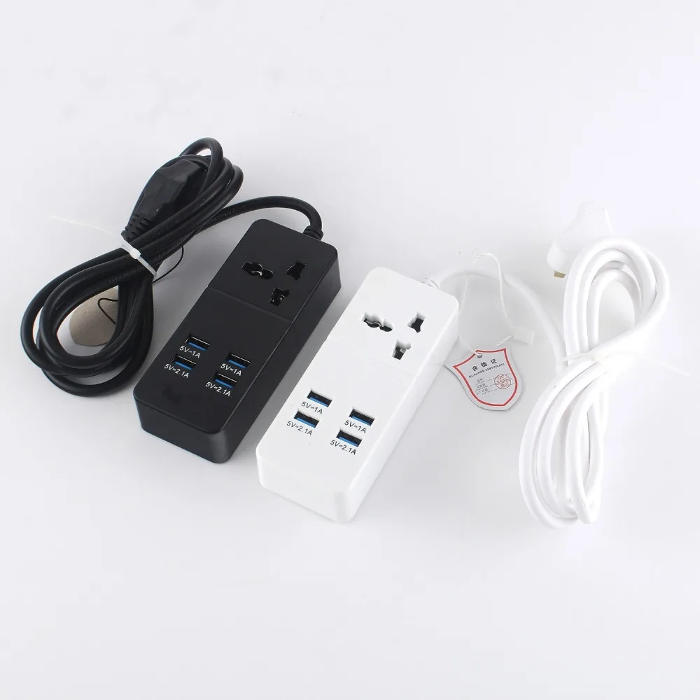 Удлинитель электрический Универсальный с 4 USB портами 2500 Вт|Удлинители