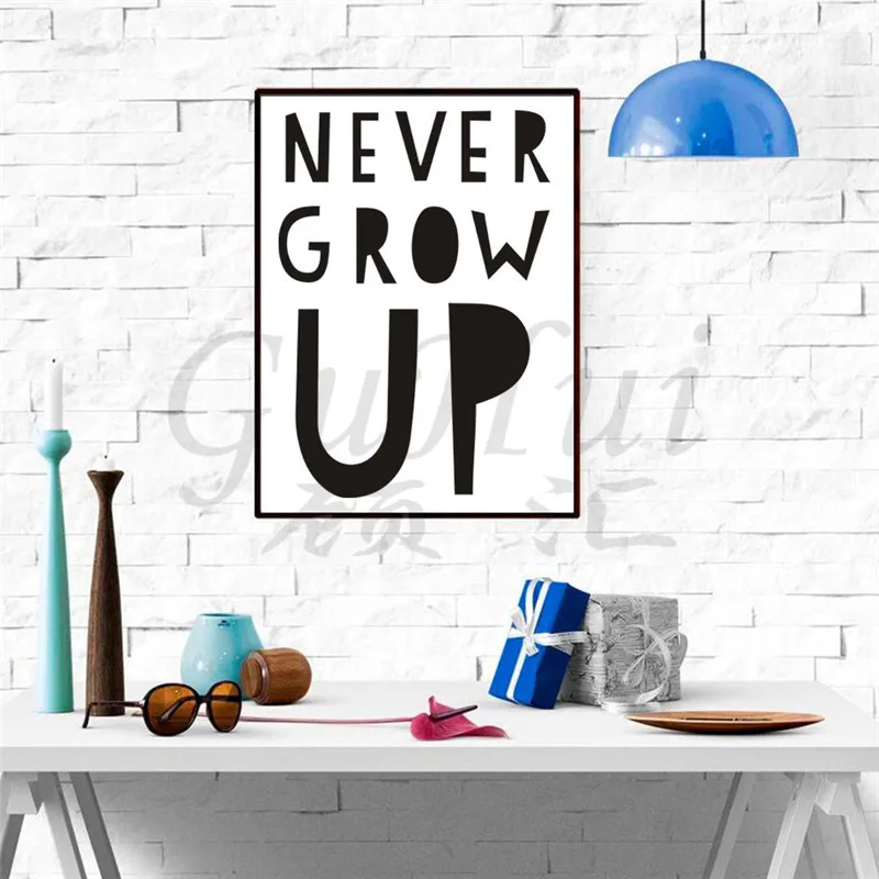 Английские пословицы черно-белые буквы креативные современные декоративные