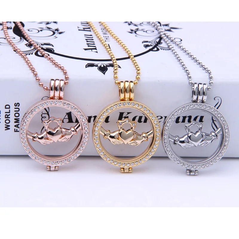 Ручной набор монет с сердцем 35 мм подвеской в виде неба ожерелье 33 мои монеты 80 см