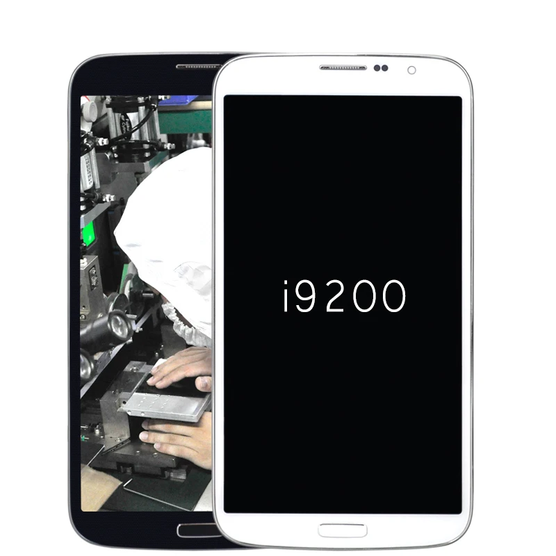 ЖК дисплей с рамкой An'Z для sumsung glaxy mega экран 6 3 дюйма i9205 сенсорные панели в сборе