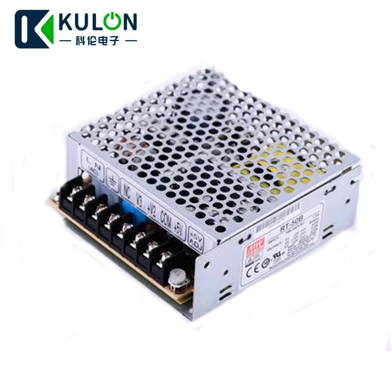 Original MEAN WELL RT-50B 50W Triple output +5V/4A +12V/2A -12V/0.5A three ouput Meanwell Power Supply 50W
Original MEAN WELL RT-50B 50W Triple output +5V/4A +12V/2A -12V/0.5A three ouput Meanwell Power Supply 50W