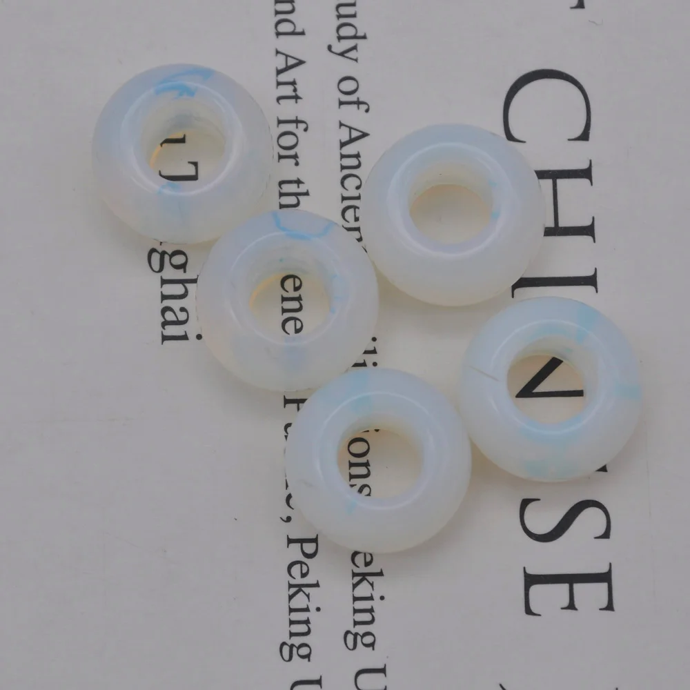 Опаловые бусины с большим отверстием 14 мм подвески ювелирные изделия для женщин