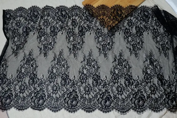 LASUI Width76 см * 3 м = 1 шт. новая французская кружевная ткань для ресниц Diy свадебное