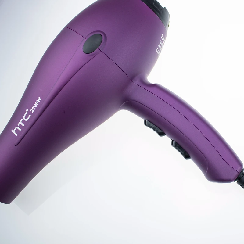 Htc фен с отрицательными ионами 2200 Вт Профессиональный 6 режимов фен мощный электрический фен для волос с европейской вилкой