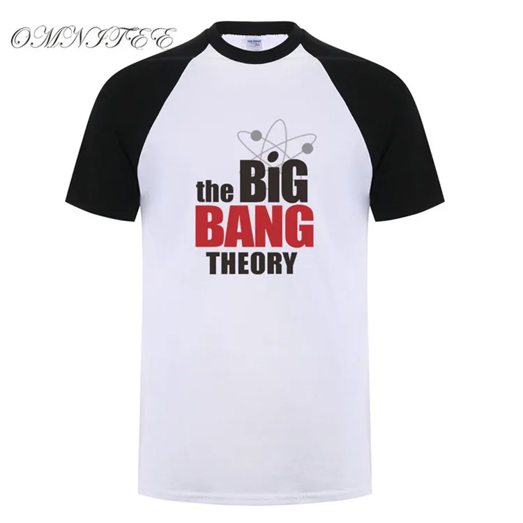 The Big Bang Theory Футболка новая Bazinga Шелдон Купер Пенни хлопок короткий рукав для мужчин футболки Cooper Geek Логотип Мужская одежда Топ