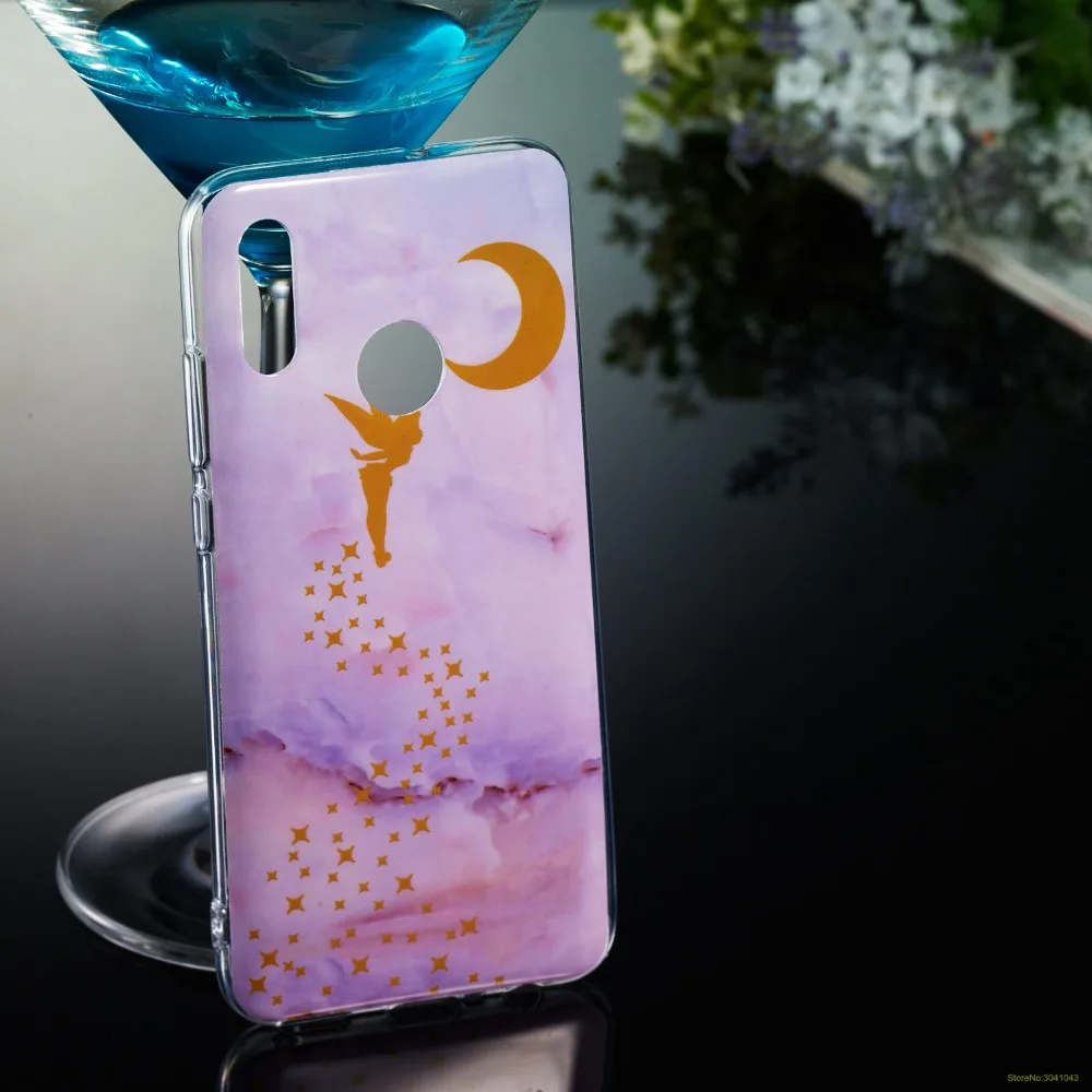 Мягкие ТПУ Силиконовые чехол для телефона huawei Nova 4/P Smart 2019 Мода печати Прохладный