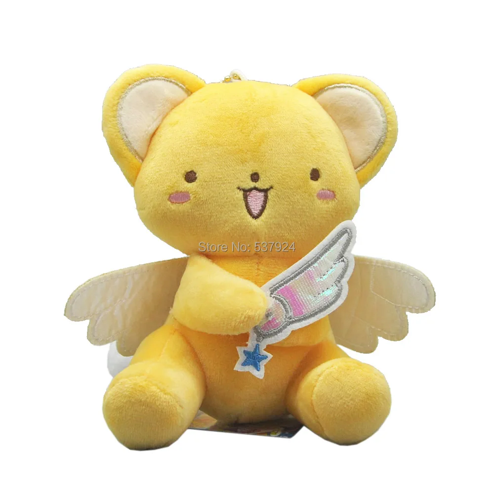 Новые 4 стиля брелок Cardcaptor Sakura Kero шпинель солнце 5 &quot13 см Брелок-плюшевая кукла