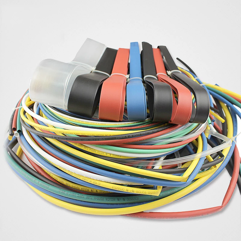 Трубка термоусадочная 6/7/8/9/10/12/14/15 мм 8 размеров 7 цветов|cable sleeving kit|cable sleevewire sleeve |