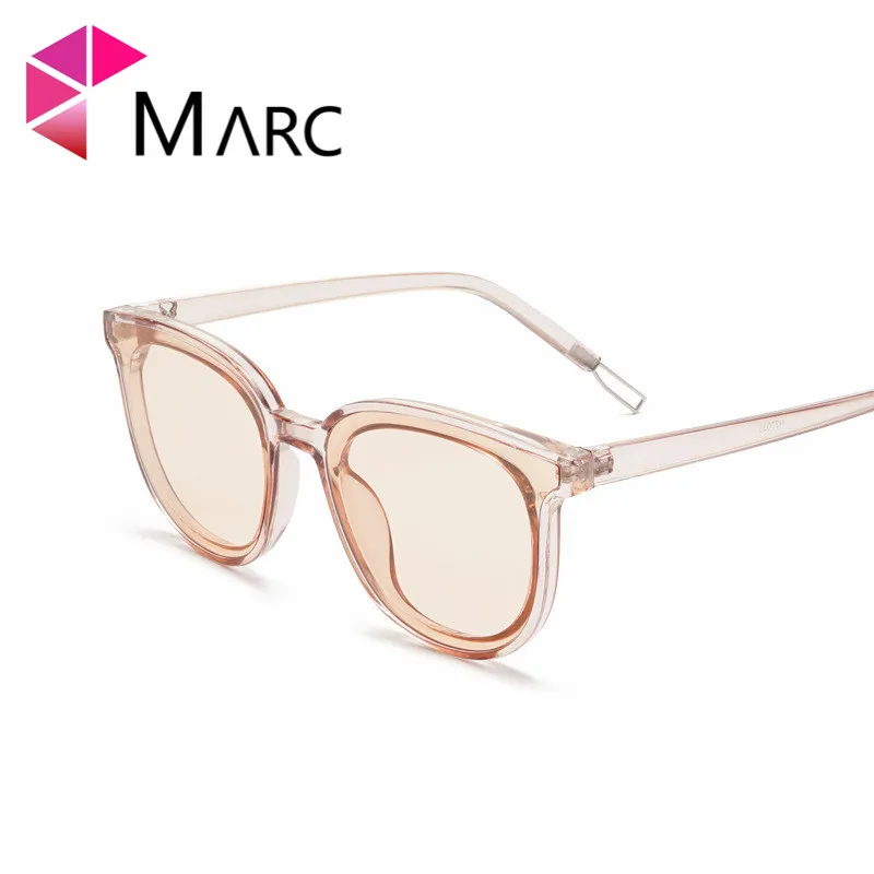 

MARC 100%UV400 WOMEN MEN 2018NEW Brand Pink Wrap Eyewear Plastic Design Fashion Trendy Sunglasses Gafas Oculos Mirror Resin