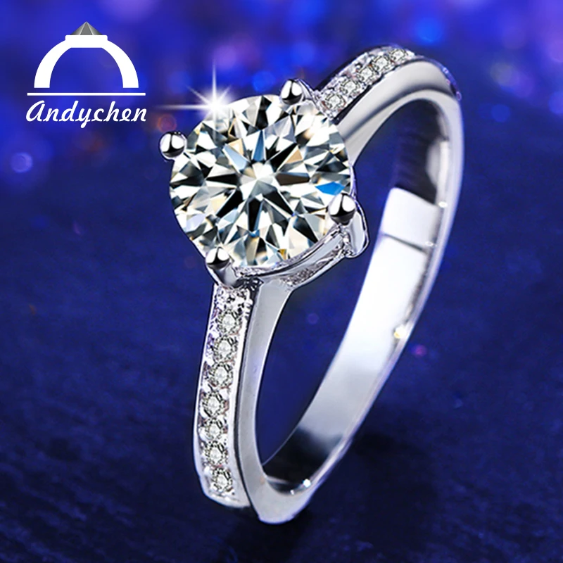 AndyChen Благородный Белое золото Цвет обручальные кольца для Для женщин