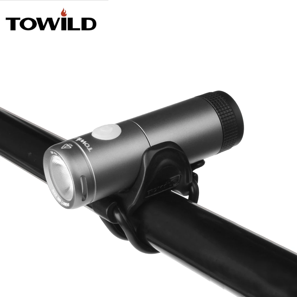 TOWILD Usb Перезаряжаемый велосипедный фонарь передний руль ЖК-свет для велосипедов батарея фонарик Фара, Аксессуары для велосипеда