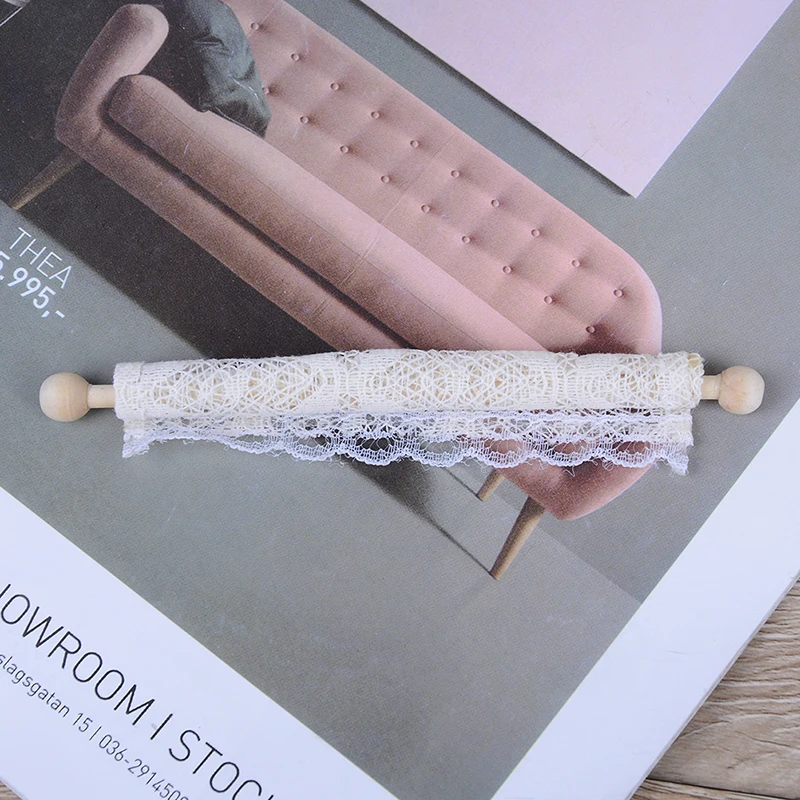 Миниатюрный Кукольный дом кружевные занавески миниатюры для кукольного домика