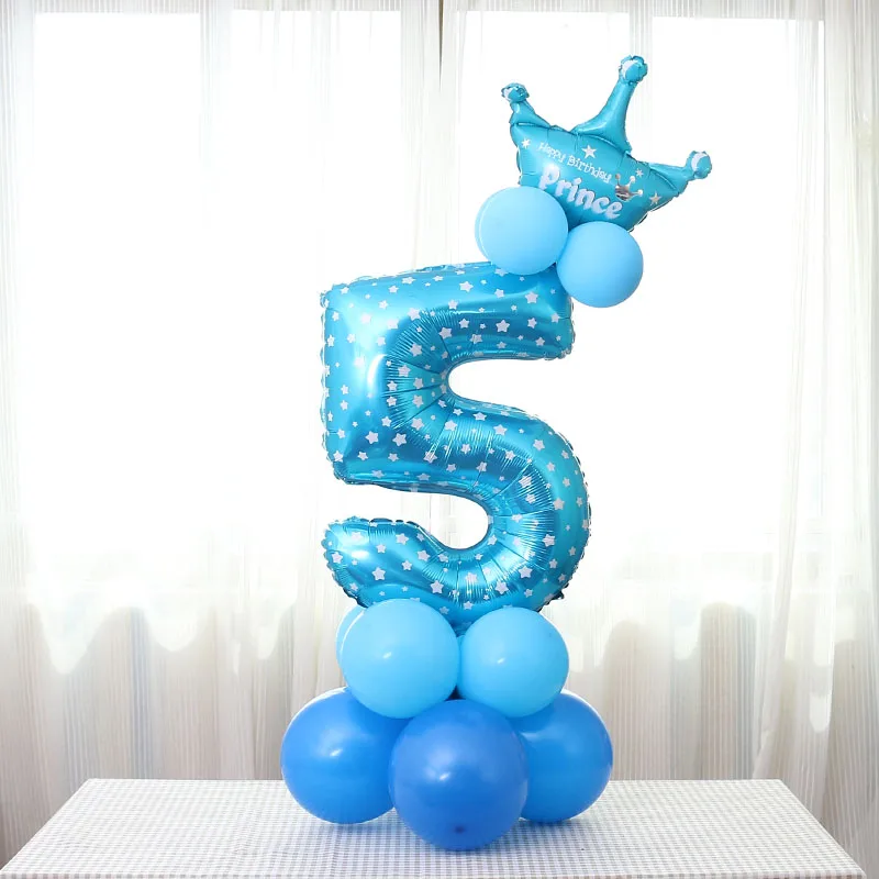 Number Foil Balloons Digit Helium Birthday Ballons Numbers Party Wedding Decor Air Baloons Event Celebration Supplies | Дом и сад