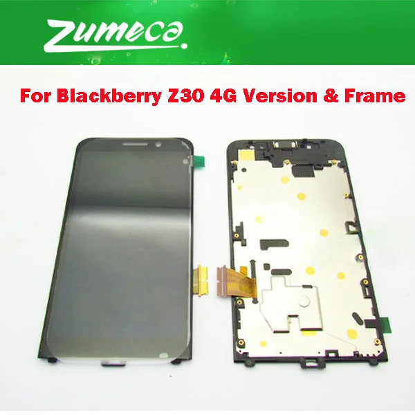 С лентой 5 0 ''для Blackberry Z30 4G версия ЖК экран + сенсорный дигитайзер с рамкой в