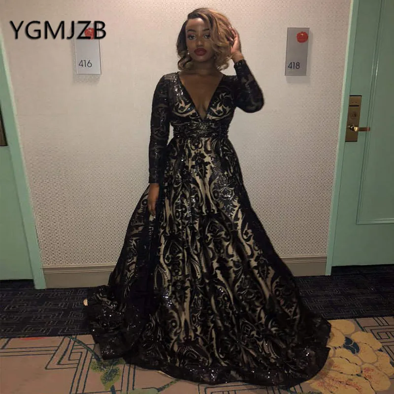 Женское вечернее платье трапециевидной формы robe de soiree с v образным вырезом