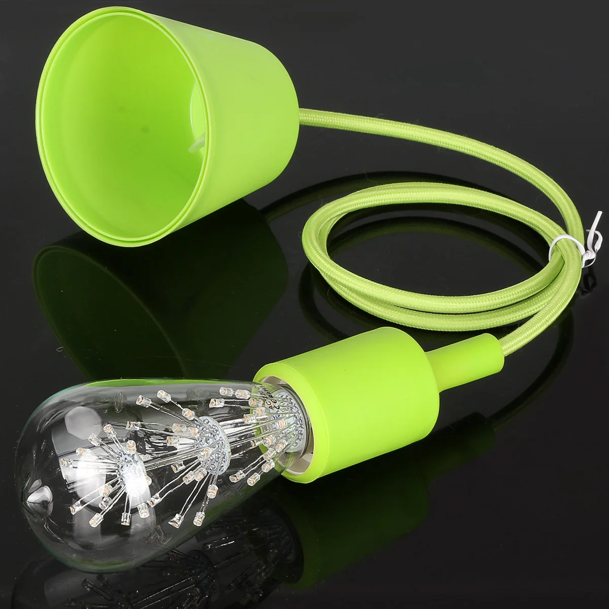 Ретро LED E27 3 Вт 220 В Светодиодная лампа Эдисона теплая желтая винтажная COB