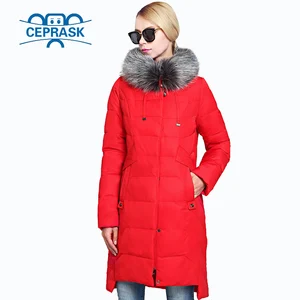 Новинка 2020, зимняя женская куртка, плюс размер, длинный мех енота, теплое Женское пальто, высокое качество, биологический пуховик, женские парки, CEPRASK