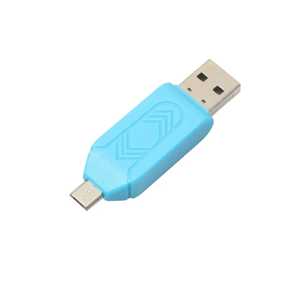 Высокое качество Новая мода кардридер мини USB 2 0 + OTG Micro SD/SDXC TF адаптер U диск