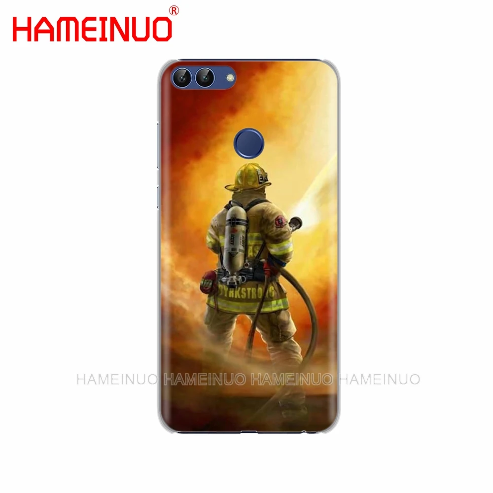 HAMEINUO пожарный герой Пожарный чехол для сотового телефона huawei Honor Y5 7C Y625 Y635 Y6 Y7 Y9 премьер-профессионал - Цвет: 42338