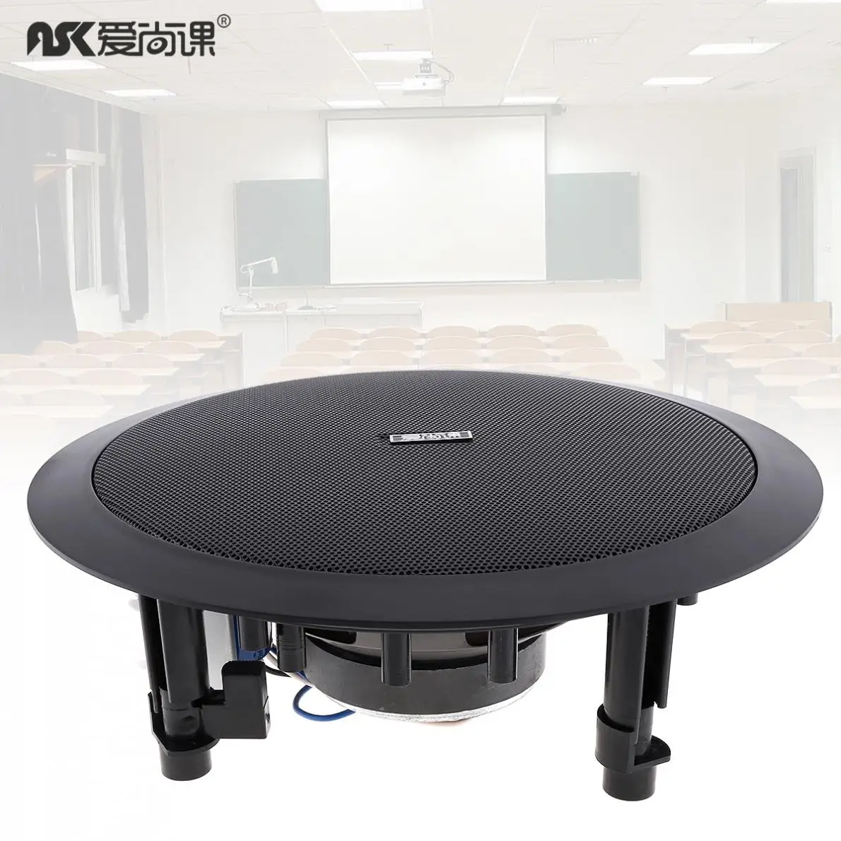 

6.5 Inch Speaker Background Music Ceiling Speaker Coaxial Constant Pressure Speaker Ceiling Sound for Family Cafe Supermarket