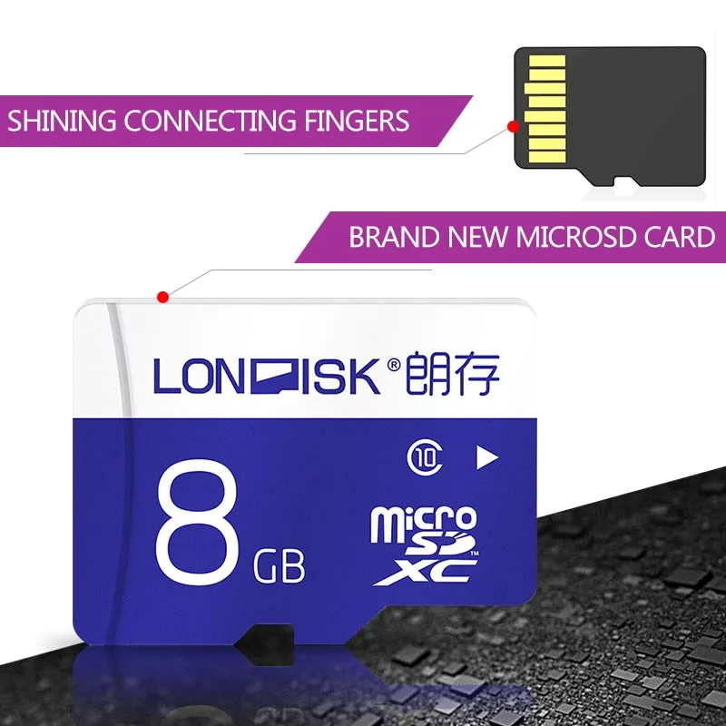 Londisk Карта Micro Sd 8 ГБ/16 ГБ/32 ГБ/64 ГБ/128 ГБ Высокоскоростной 80 МБ/С. 600x UHS-1 Class10