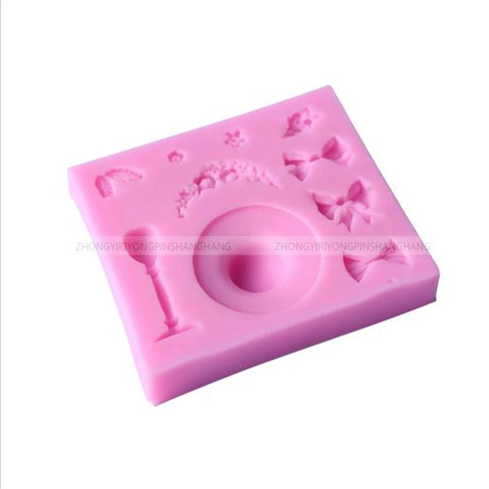 Шляпа форма цветка шоколадная Форма Конфеты помадные силиконовые формы для