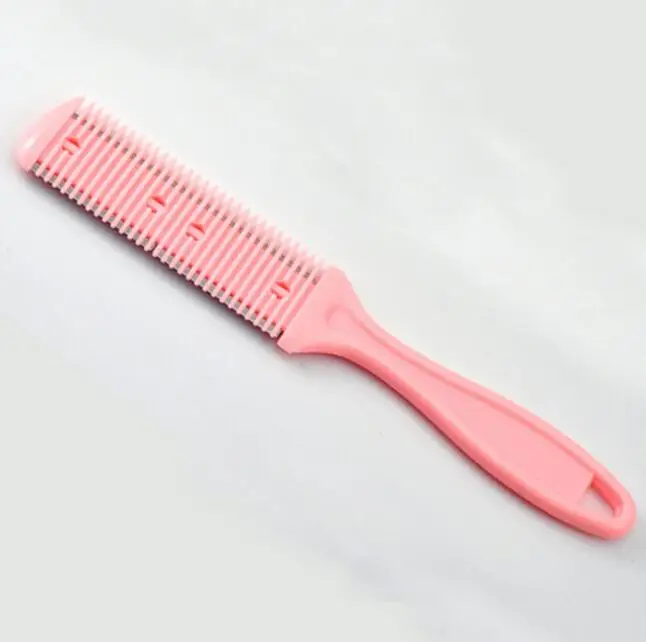 Триммер для волос расческа стрижки 2 лезвия|thinning comb|hairdresser cuttingcutting thinning |