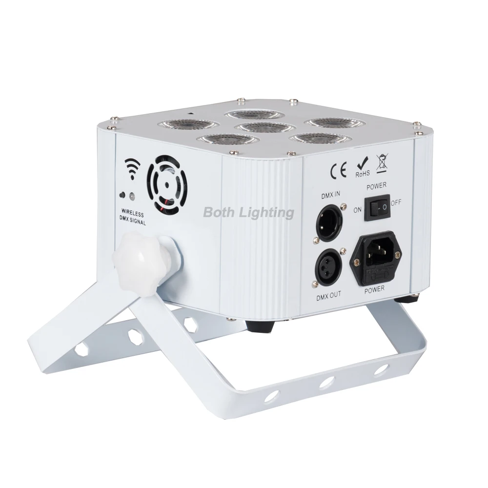 Беспроводной светодиодный светильник Par Wash Uplighting 6X18W RGBWA 6 в 1 DMX DJ Disco Свадьба
