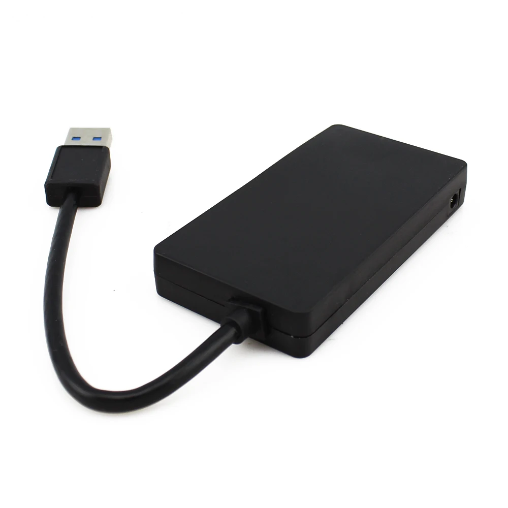 USB 3,0 концентратор 4 Порты и разъёмы сплиттер адаптер Портативный высокоскоростной 5Gbp мульти USB3.0 концентратор интерфейс питания постоянного тока для ПК, ноутбука, настольного компьютера Mac pro