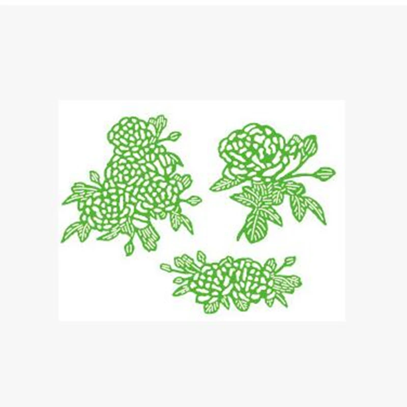 

YINISE Metal Cutting Dies For Scrapbooking Stencils FLOWERS DIY Album Paper Cards MAKING Embossing Folder Die CUT Cuts TEMPLATE