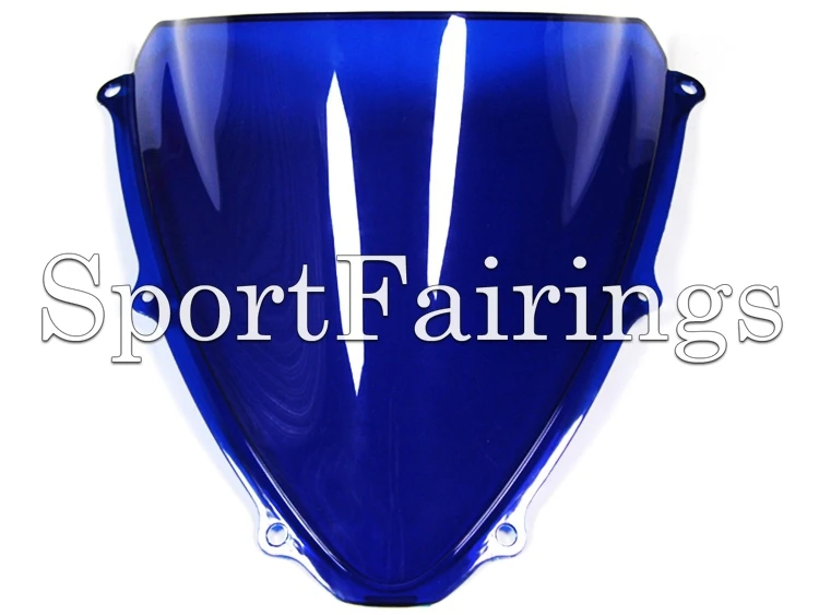 

For Suzuki GSXR 600 750 K6 06 07 2006 2007 Motorcycles Blue Tinted Windscreen ABS Double Bubble Blue Windshield Windscreen New