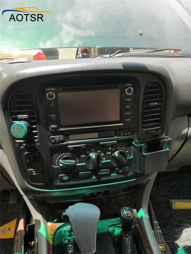 Tesla стиль Android 7,1 автомобильное радио gps стерео головное устройство для Toyota Land Cruiser lc100 1998-2002 gps navi no dvd плеер