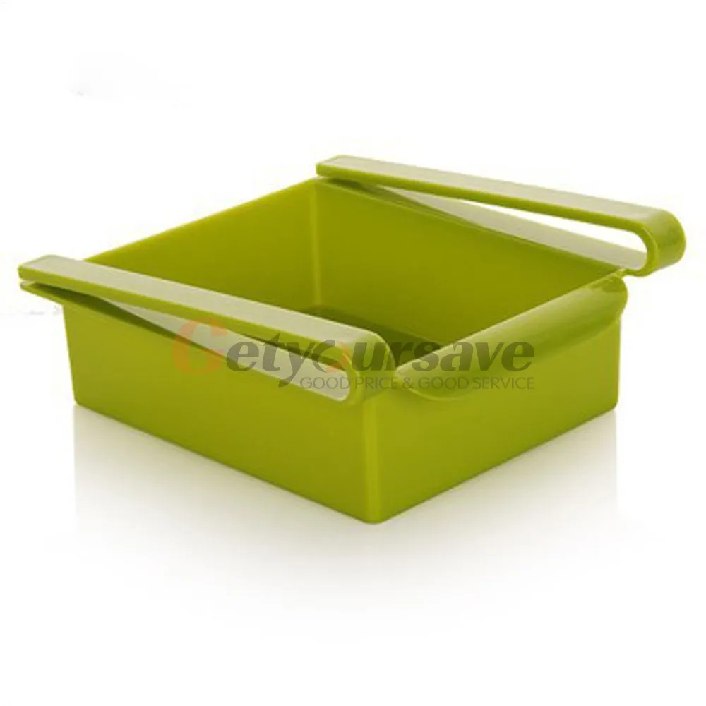 Fridge storage layer separator multi-purpose rack kitchen refrigerator space saver evacuation classification compartment shelf | Дом и сад