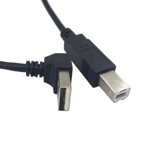 Zihan B Тип папа До Угловой USB 2 0 Мужской кабель для принтера сканер жесткий диск 20