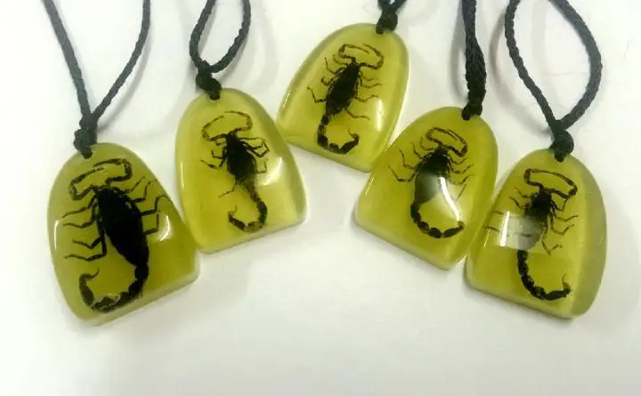 12 шт. Индивидуальный Черный скорпион крутой Байкерский кулон | Украшения и