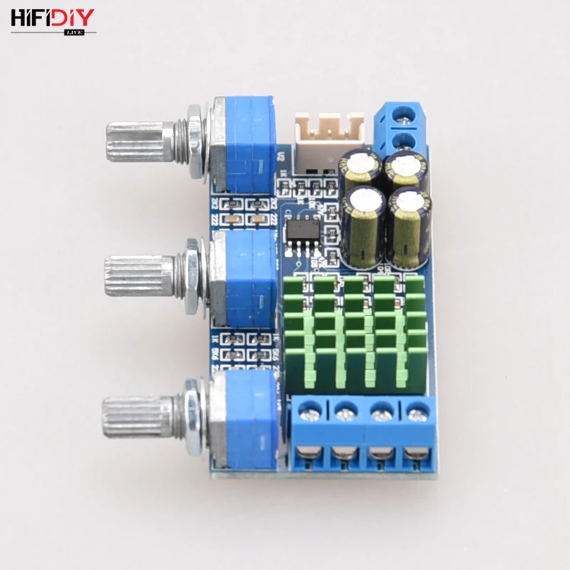 HIFIDIY LIVE A2.0-3B TPA3116 2.0 Amplifier Board Car Digital Audio 30W*2 Home TREBLE BASS adjust for Speaker | Электроника