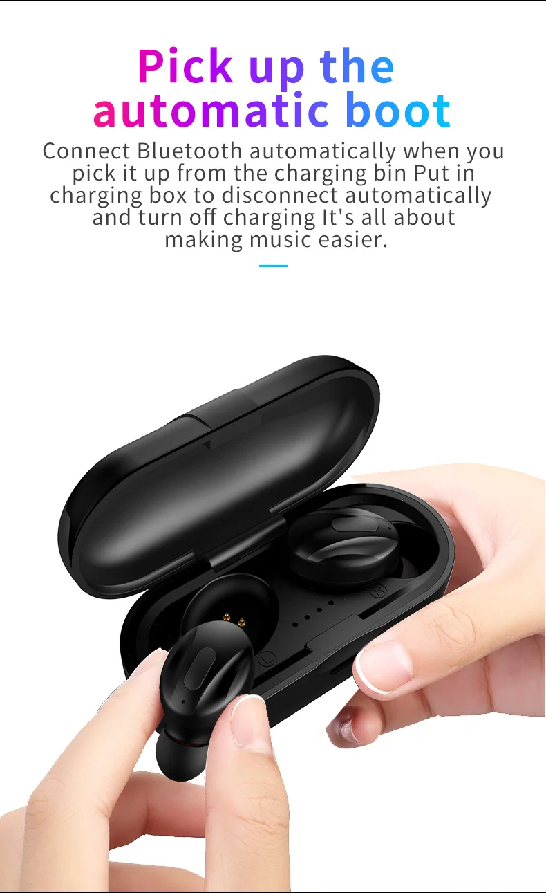 GIAUSA XG13 TWS IPX5 Bluetooth V5.0 Наушники Спортивные Беспроводные Двойные стерео басовые наушники гарнитура для iPhone samsung huawei Xiaomi