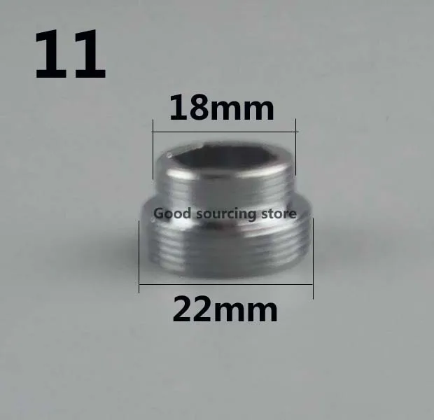 16 18 20 22 24 мм G3/4 G1/2 кухонный очиститель воды кран аэратор адаптер, очиститель воды аксессуары - Цвет: Male 18- Male 22