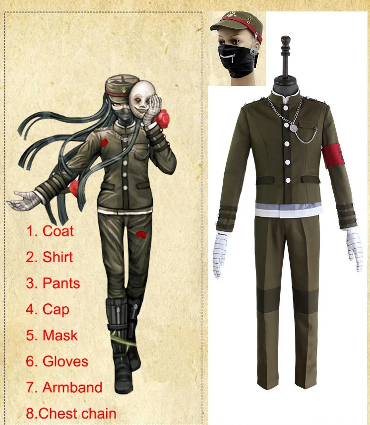 Костюм для косплея из игры Danganronpa V3: Killing Harmony|Костюмы аниме| |