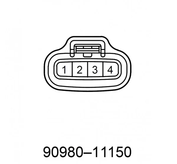 4-контактный ремонтный соединитель датчик pigtail 90980-11150 2JZGE VVTI TPS с E-дроссельной