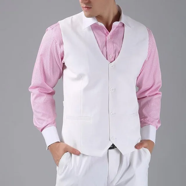 

Индивидуальное изготовление, мужской жилет, костюм, жилет, блейзеры, куртки, мужская повседневная Модная приталенная деловая мужская жилет...