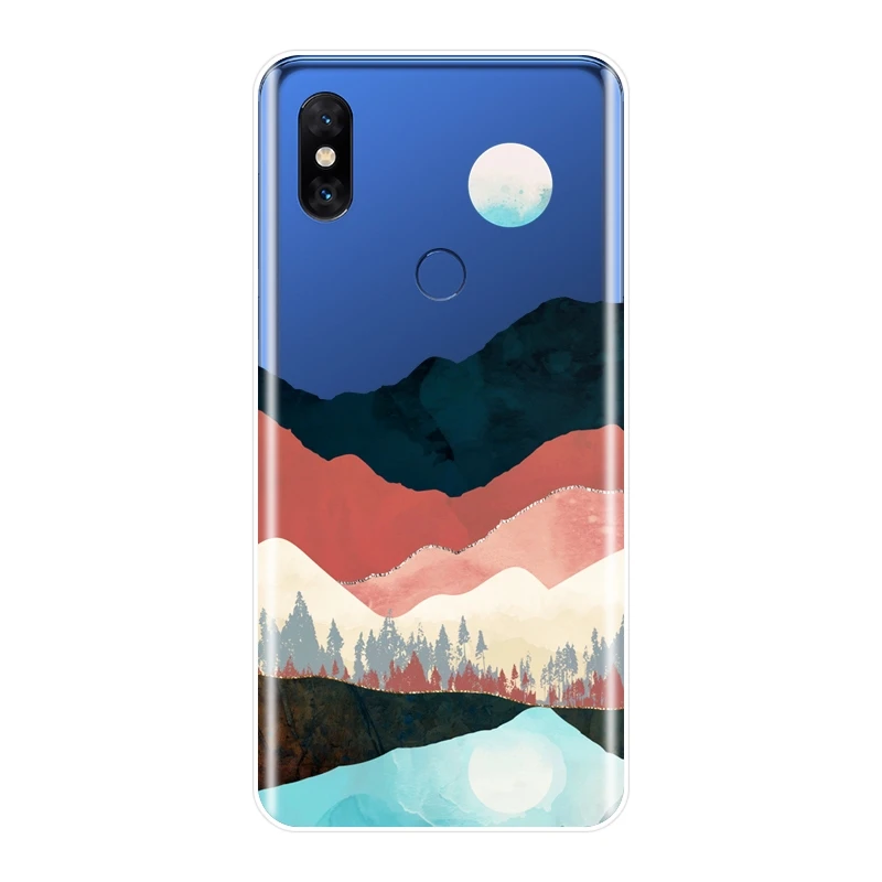Задняя крышка для Xiaomi Mi Note Mix 1 2 2S 3 силиконовый мягкий чехол Max телефона | Мобильные