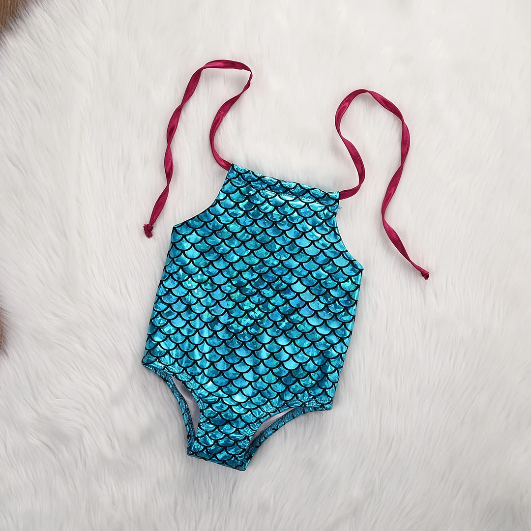 Летняя пляжная одежда для девочек купальные костюмы Русалочки бикини купальный